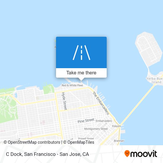 C Dock map