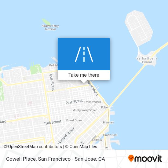 Mapa de Cowell Place