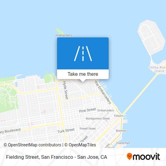 Fielding Street map