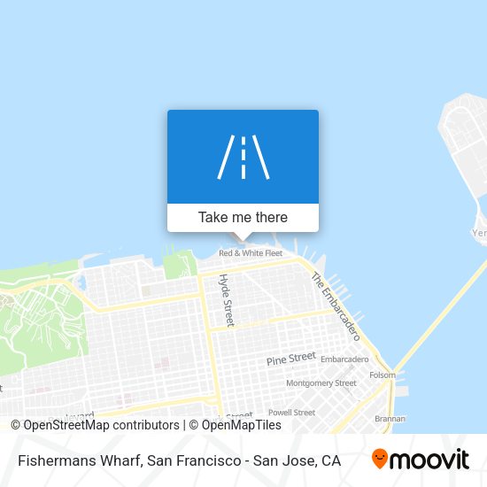 Fishermans Wharf map