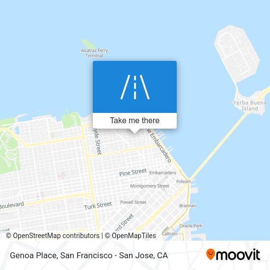 Mapa de Genoa Place