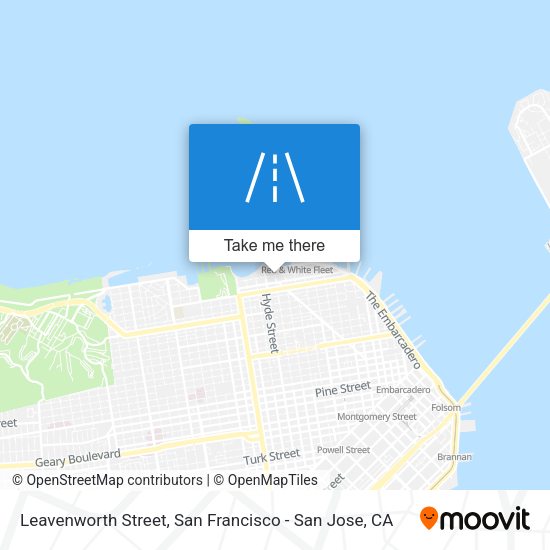 Leavenworth Street map
