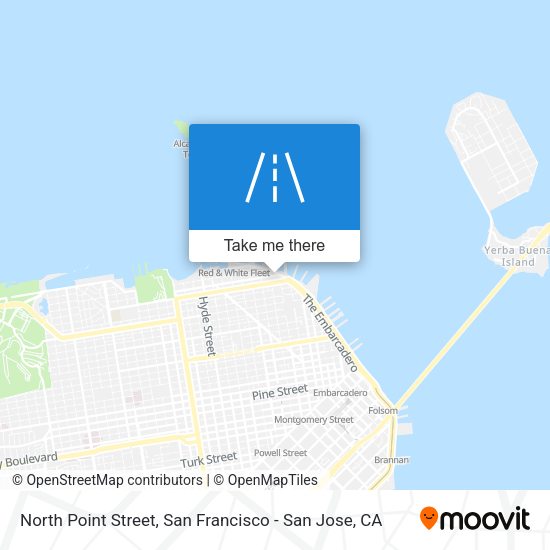 North Point Street map