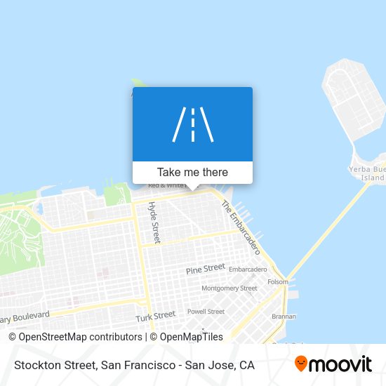 Stockton Street map
