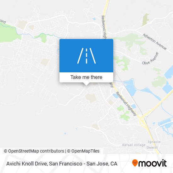 Avichi Knoll Drive map