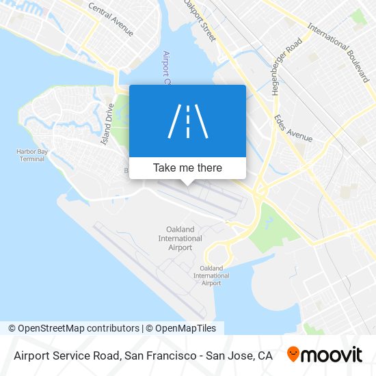 Airport Service Road map