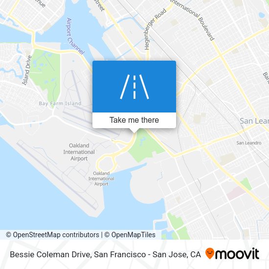 Bessie Coleman Drive map