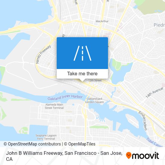John B Williams Freeway map