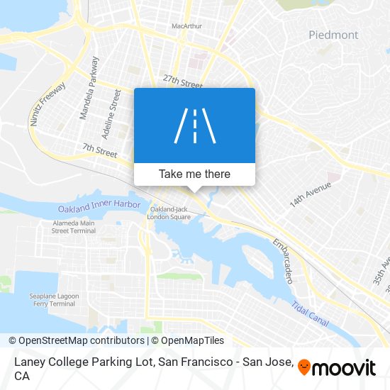 Laney College Parking Lot map