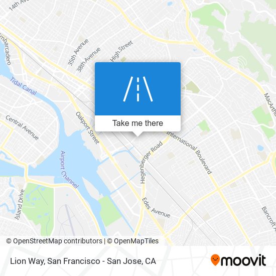 Lion Way map