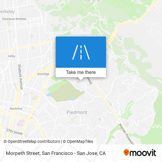 Morpeth Street map