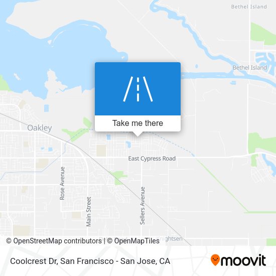 Mapa de Coolcrest Dr
