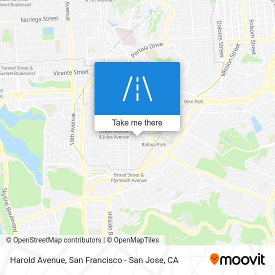Mapa de Harold Avenue