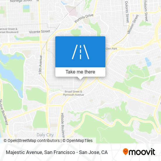 Majestic Avenue map