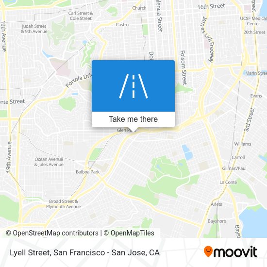 Mapa de Lyell Street