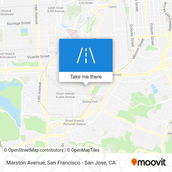 Mapa de Marston Avenue