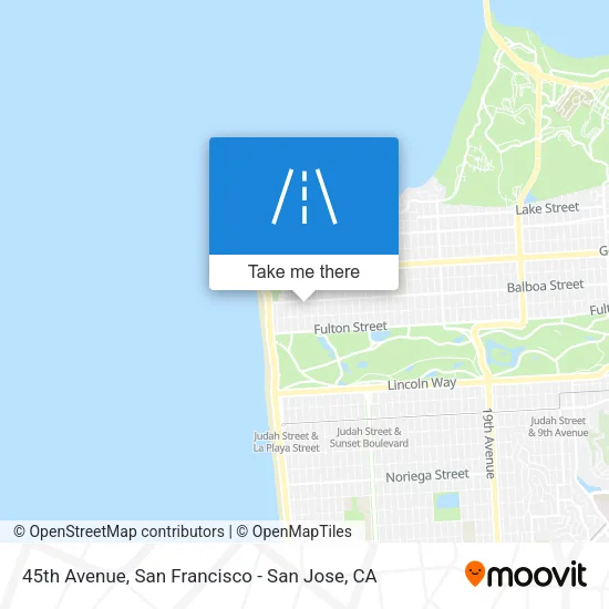 45th Avenue map