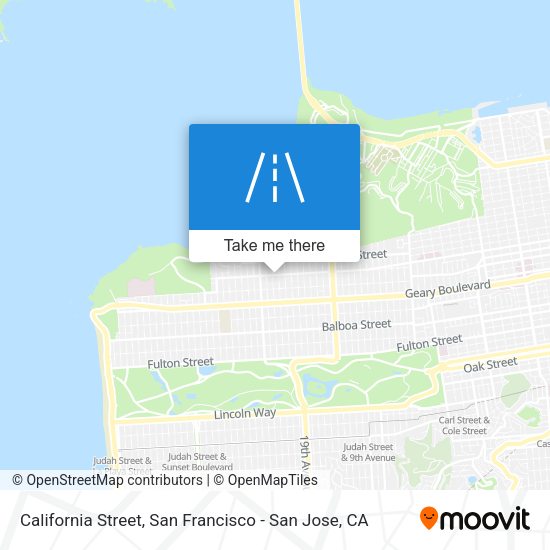 Mapa de California Street