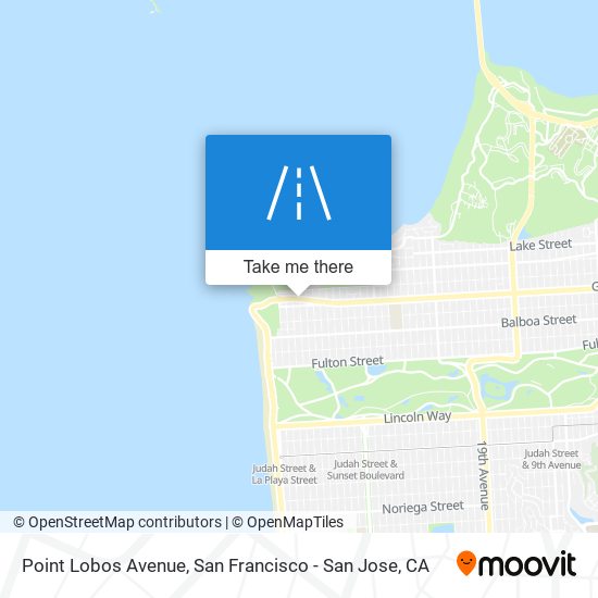 Point Lobos Avenue map