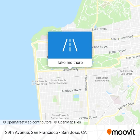 29th Avenue map