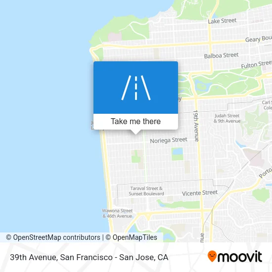 39th Avenue map