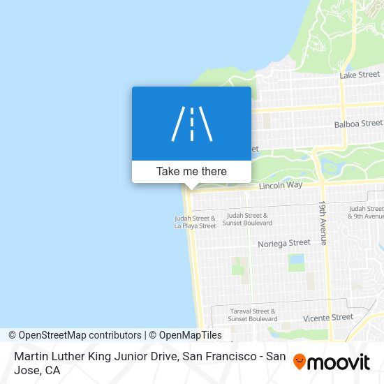 Mapa de Martin Luther King Junior Drive