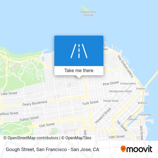 Mapa de Gough Street