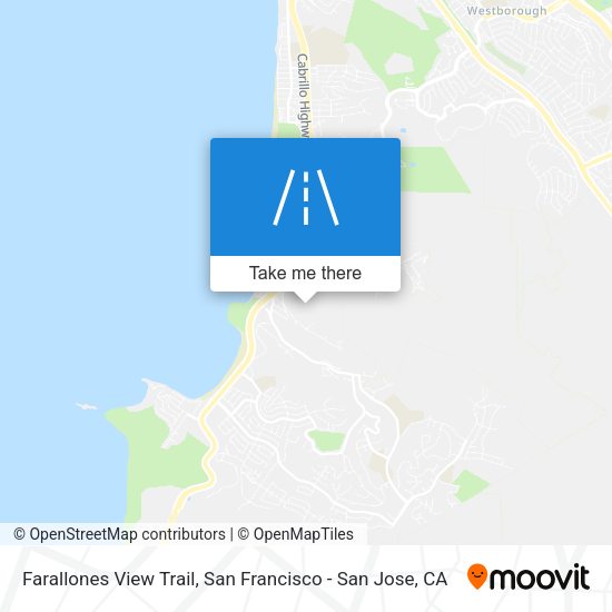Farallones View Trail map