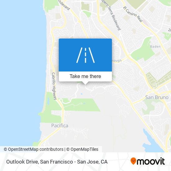 Outlook Drive map