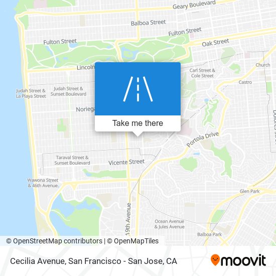 Cecilia Avenue map