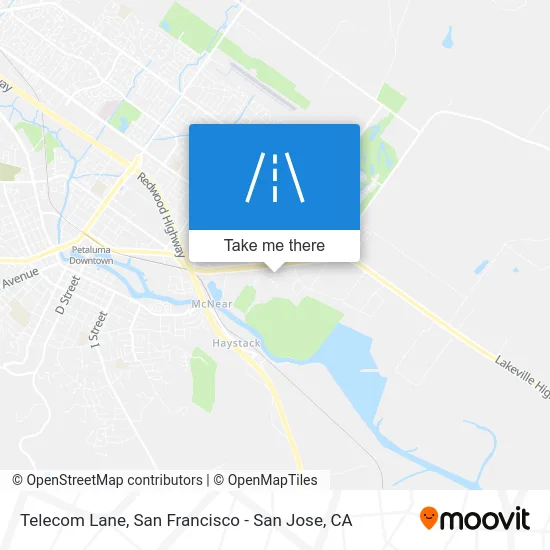 Telecom Lane map