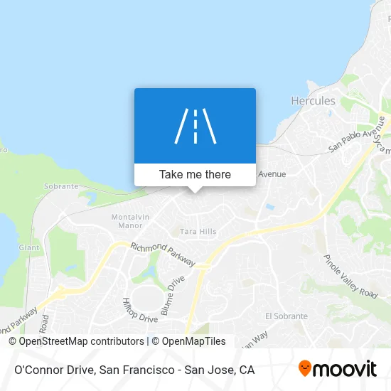 O'Connor Drive map