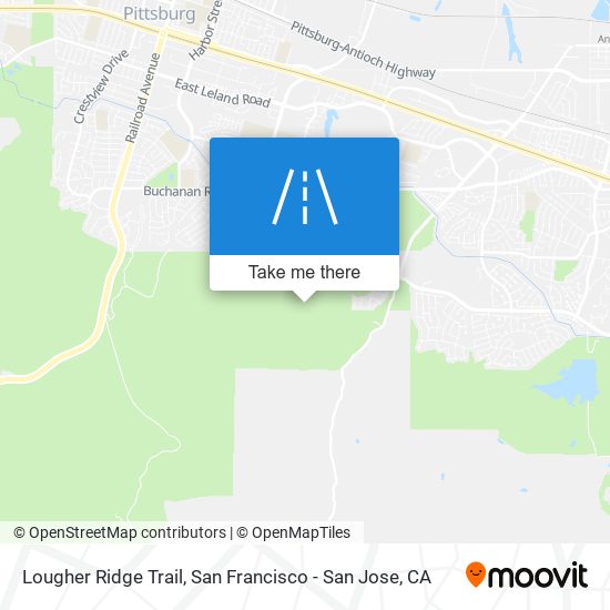 Lougher Ridge Trail map