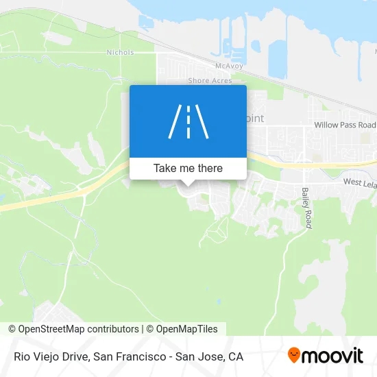 Rio Viejo Drive map