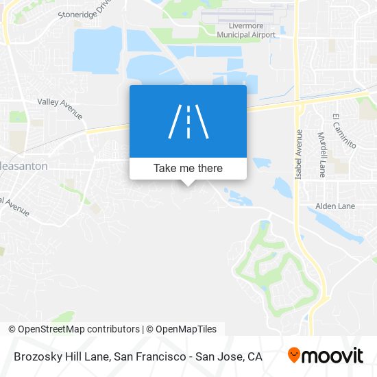 Mapa de Brozosky Hill Lane
