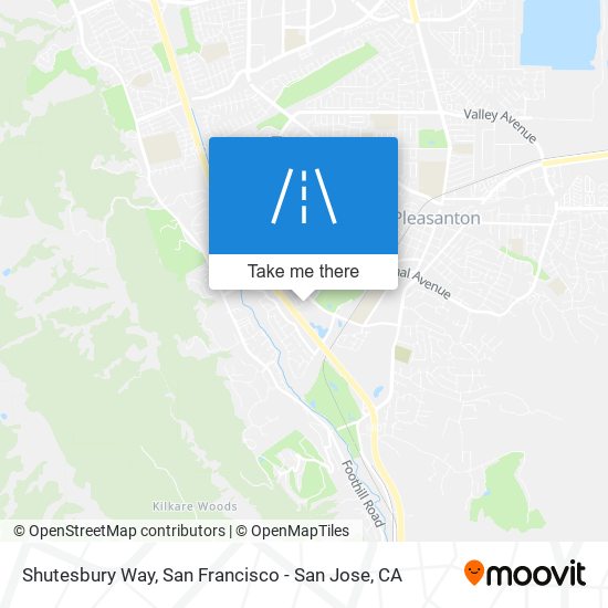 Shutesbury Way map