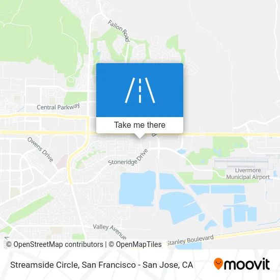 Streamside Circle map