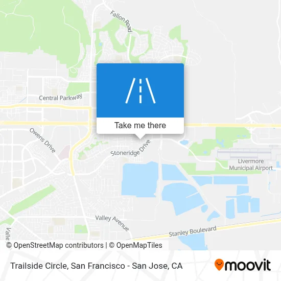 Trailside Circle map