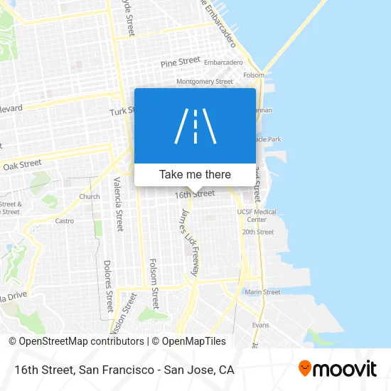 16th Street map