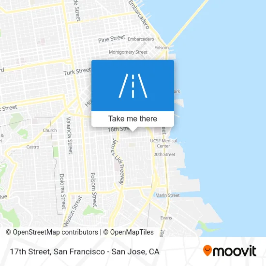 17th Street map