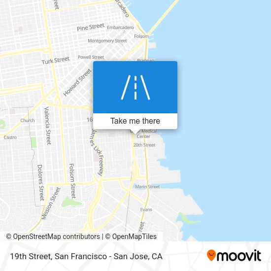 19th Street map