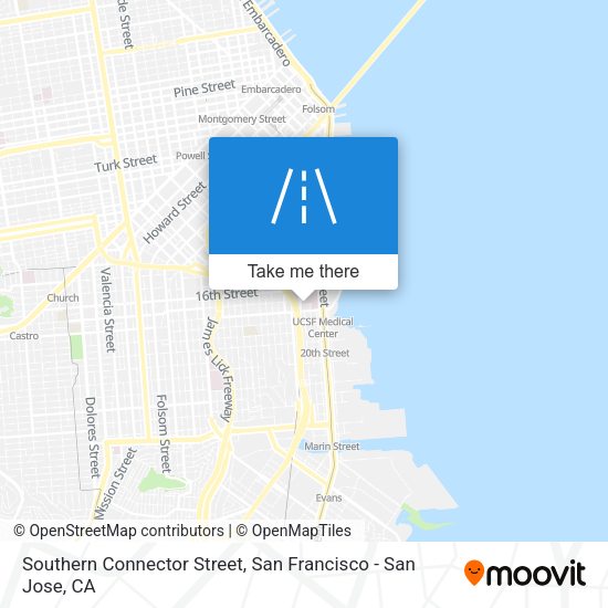 Mapa de Southern Connector Street