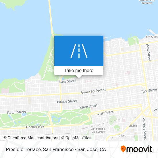 Presidio Terrace map