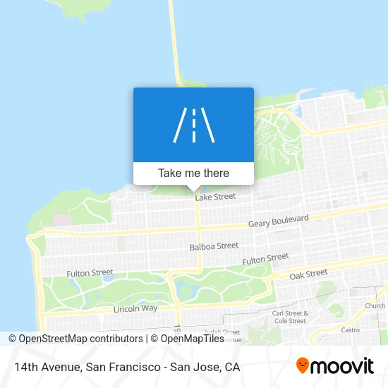14th Avenue map