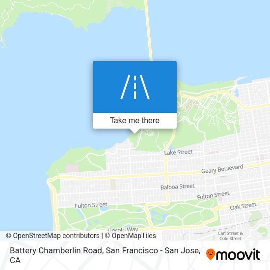 Mapa de Battery Chamberlin Road