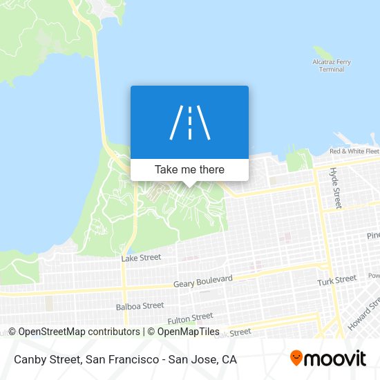 Mapa de Canby Street