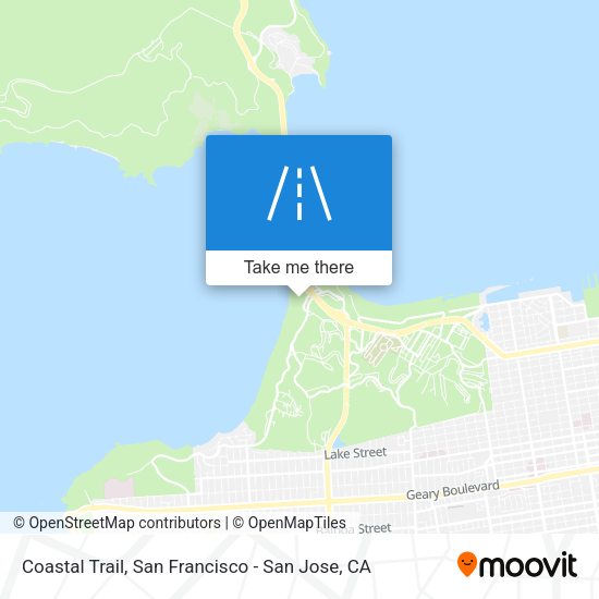 Mapa de Coastal Trail
