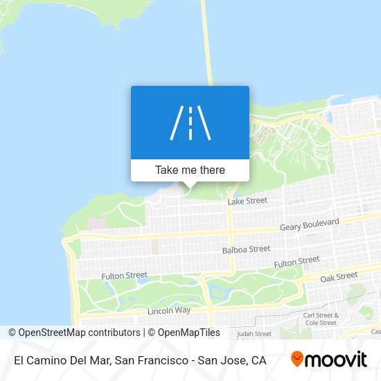 Mapa de El Camino Del Mar