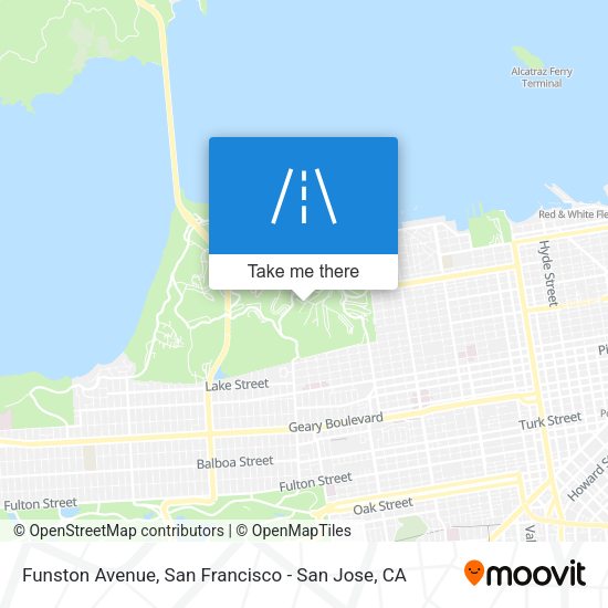 Mapa de Funston Avenue