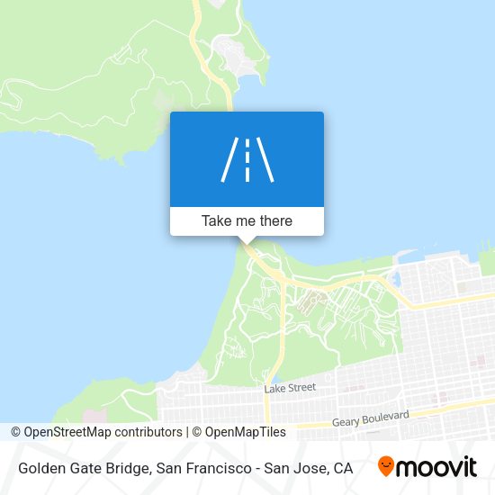 Mapa de Golden Gate Bridge